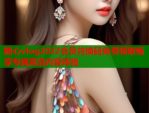 糖心vlog2022会员兑换码免费领取畅享专属高清内容体验  第2张