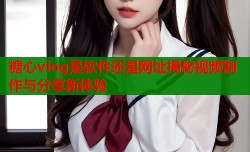 糖心vlog是软件还是网址揭秘视频制作与分享新体验