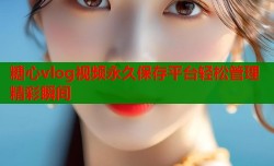 糖心vlog视频永久保存平台轻松管理精彩瞬间
