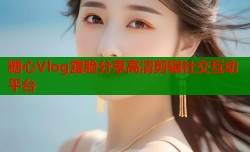 糖心Vlog露脸分享高清剪辑社交互动平台