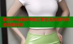 糖心vlog精彩导航汇聚生活点滴与创意灵感分享