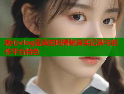 糖心vlog是真拍吗揭秘真实记录与创作平台特色  第2张