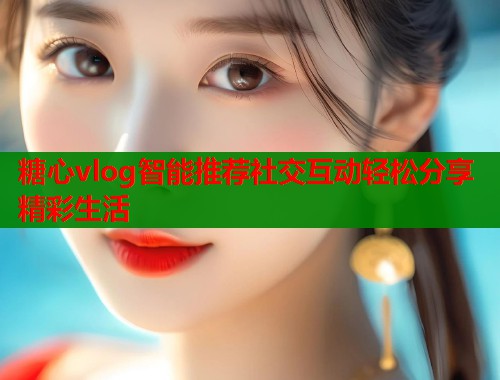 糖心vlog智能推荐社交互动轻松分享精彩生活  第1张