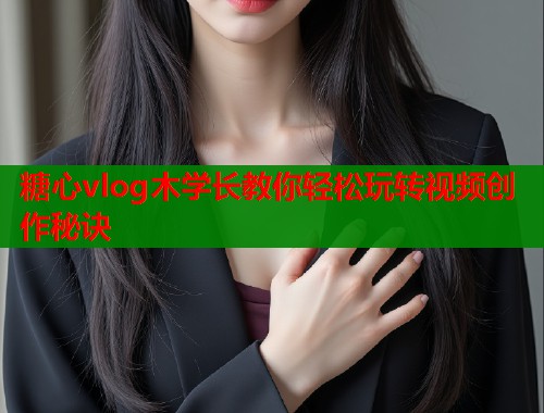 糖心vlog木学长教你轻松玩转视频创作秘诀  第1张