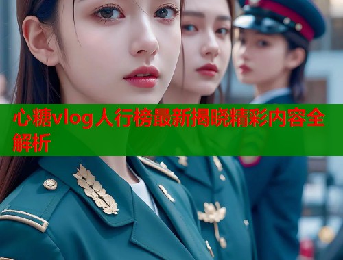 心糖vlog人行榜最新揭晓精彩内容全解析  第1张